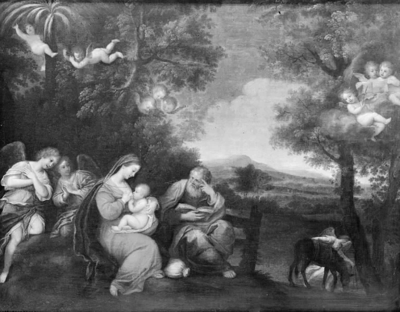 Riposo durante la fuga in Egitto - Statens Museum for Kunst, Copenaghen